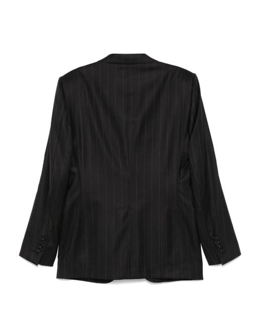 Tom Ford Black Striped Blazer for men