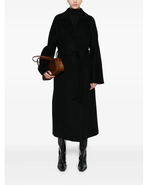 P.A.R.O.S.H. Black Belted Coat
