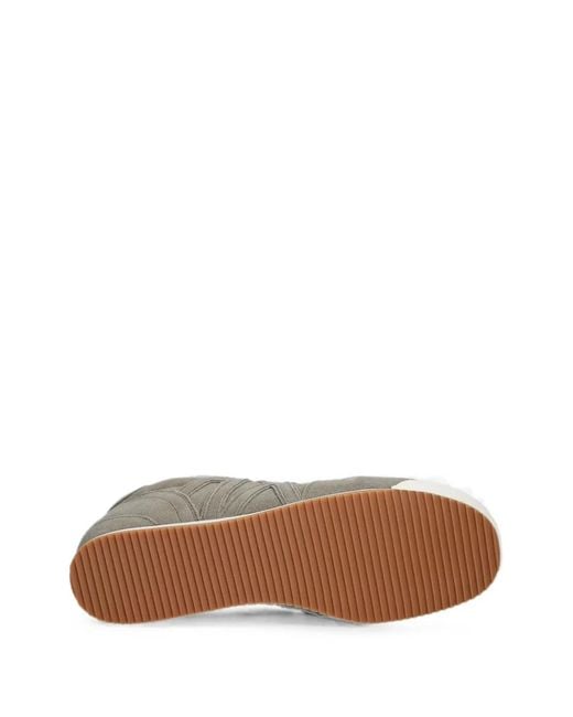 ARMANI EXCHANGE Gray Logo-Appliqué Sneakers for men