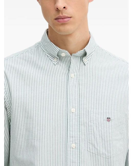 Gant Blue Pocket Striped Shirt for men
