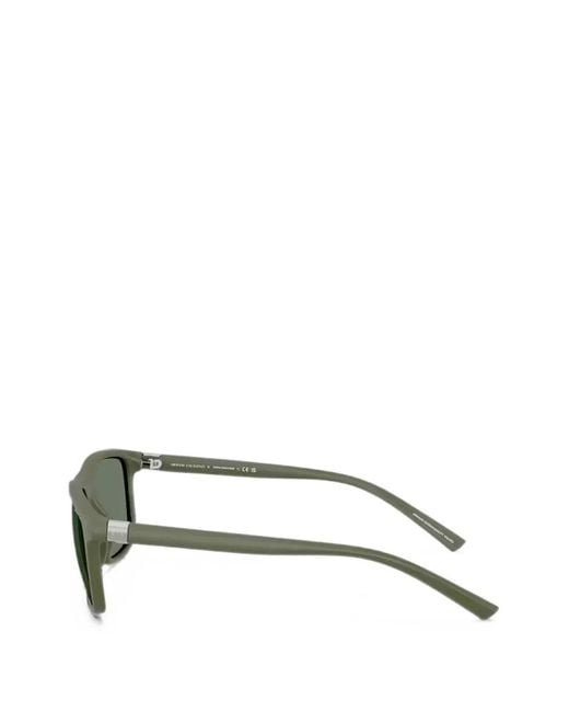 ARMANI EXCHANGE Green Matte-Finish Rectangle-Frame Sunglasses for men