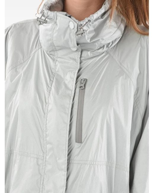 Woolrich Gray Dauphine Over Drawstring Jacket