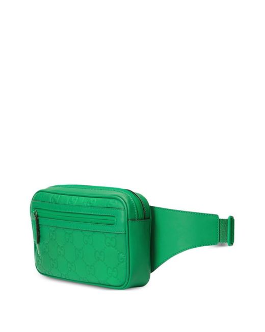 Gucci Green GG Buckled Belt Bag for men