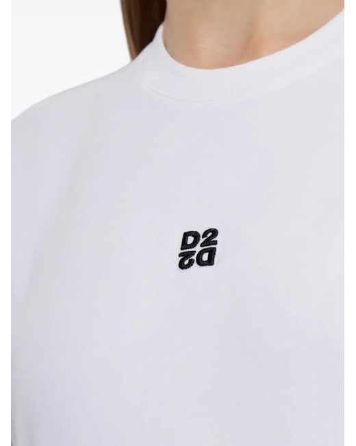 DSquared² White Just Right Fit T-Shirt Twin-Pack