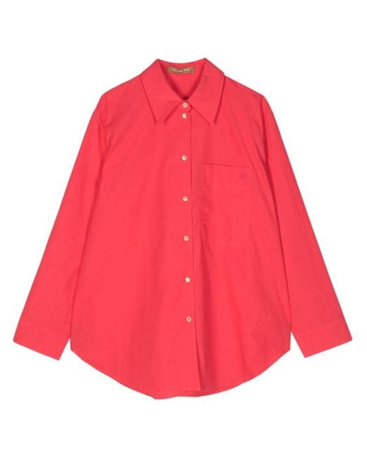 Rejina Pyo Red Caprice Organic Cotton Button-up Shirt