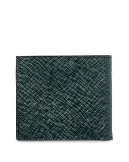 Prada Green Textured Leather Wallet for men