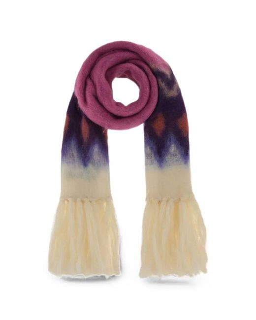 Isabel Marant Blue Amanie Wool Scarf