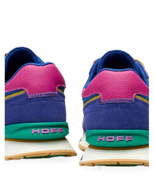 HOFF Blue City Dopamine Panelled Suede-Trim Sneakers