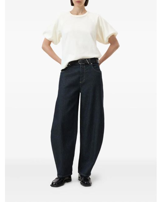Closed White Puff-Sleeve T-Shirt