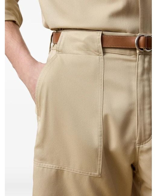 Ralph Lauren Natural Harold Flap-Pocket Shorts for men
