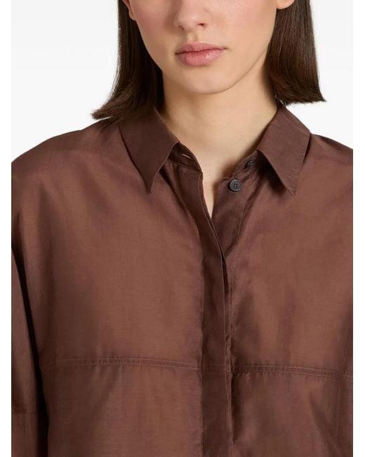 Glanshirt Brown Muslin Shirt
