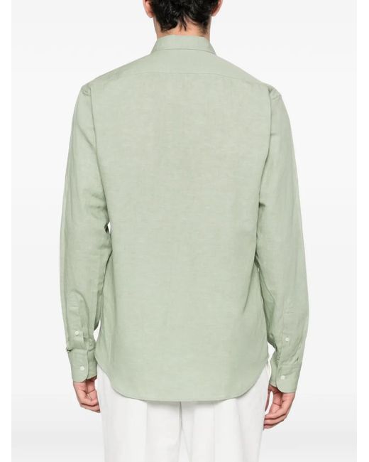 Fursac Green Long-Sleeve Shirt for men