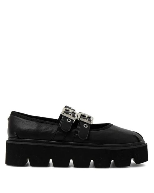 Buffalo Black Darya Mary Ts Ballet Flats