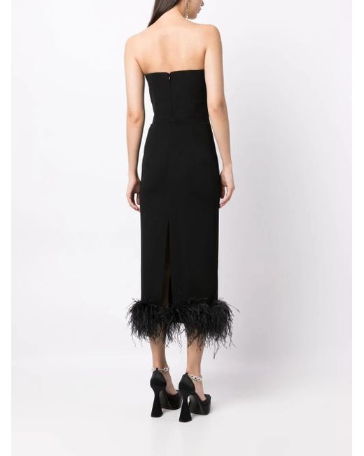16Arlington Strapless Jurk in het Black