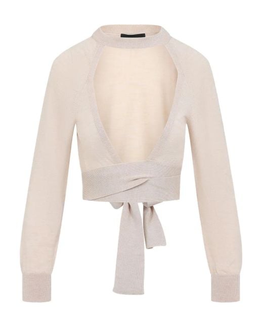 Simone Rocha White Cut-Out Top