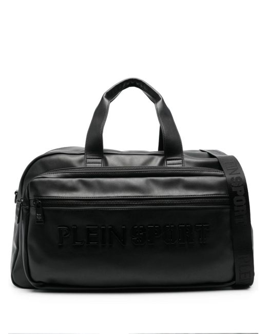 Philipp Plein Black New Arizona Embossed-logo Duffle Bag for men