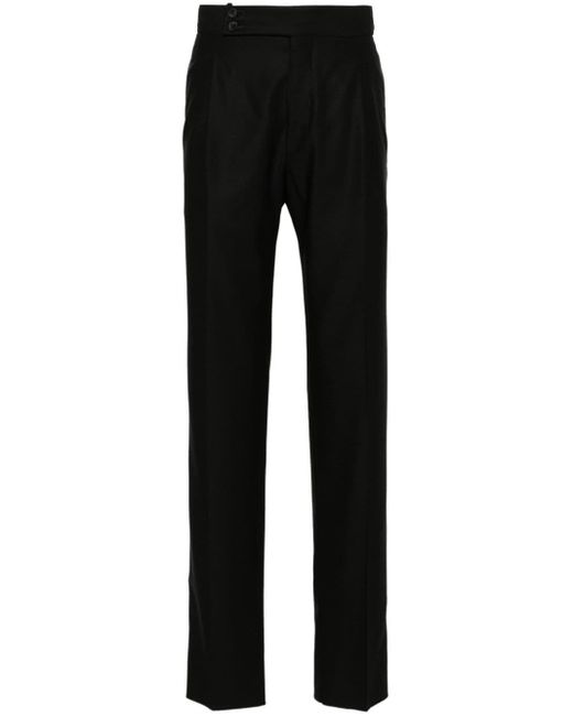 Pantalon de costume à pinces Tagliatore pour homme en coloris Black