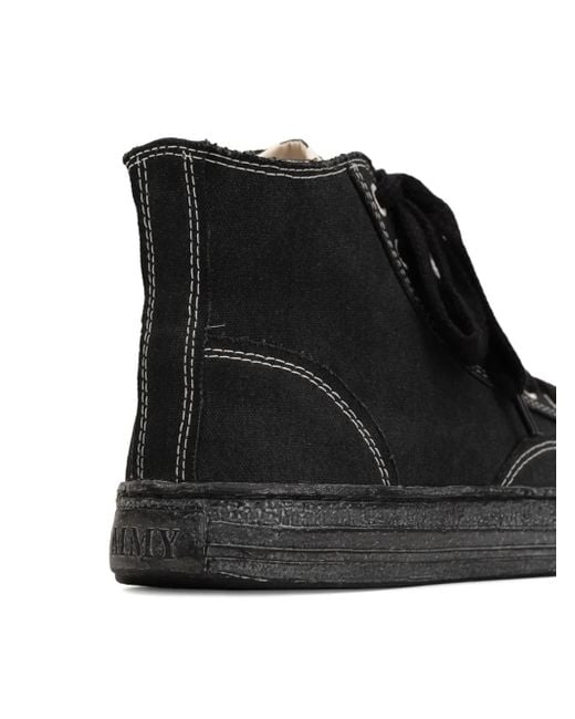General Scale. Black Roy High-Top Sneakers for men