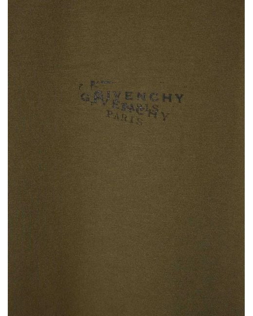 Givenchy Green Long-Sleeve Sweatshirt for men