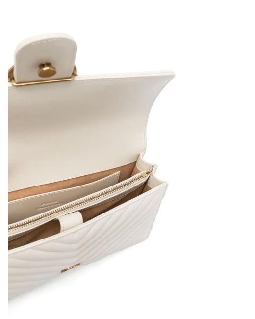 Pinko Natural Classic Love Bag One Chevron