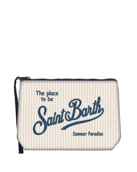 Mc2 Saint Barth White Aline Clutch Bag