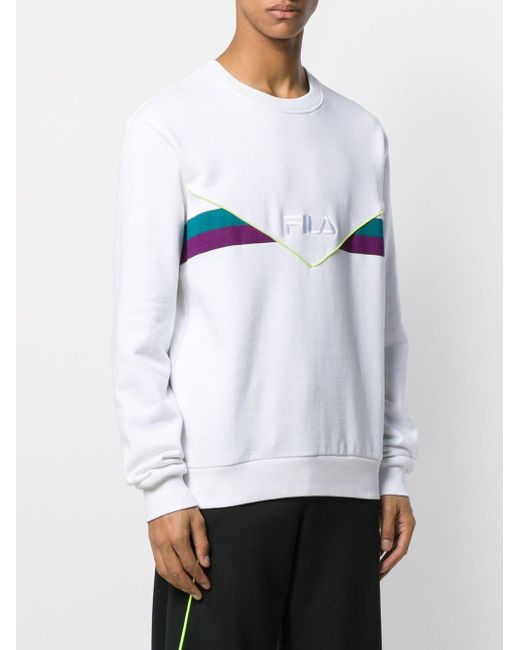 fila striped sweater