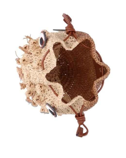 Borsa A Spalla Blowfish Mini di Anya Hindmarch in Pink