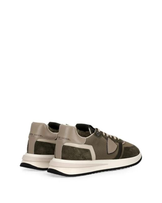 Baskets À Patch Logo Philippe Model pour homme en coloris Green