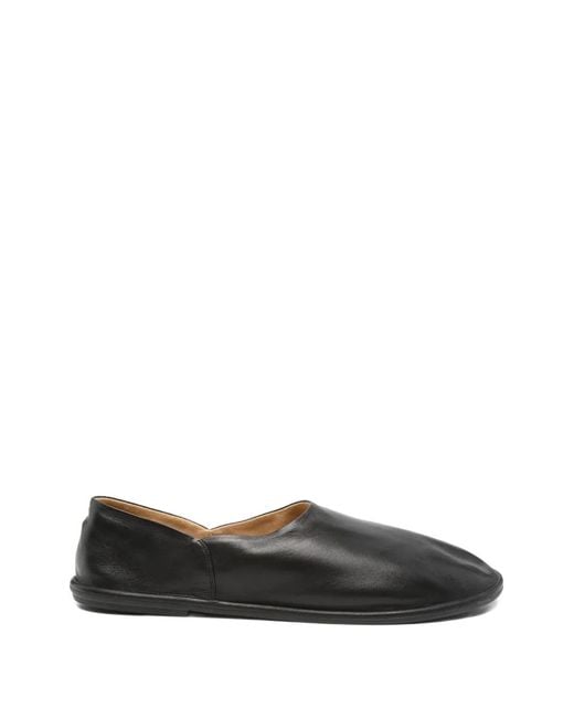The Row Black Canal Slip-On Loafers for men