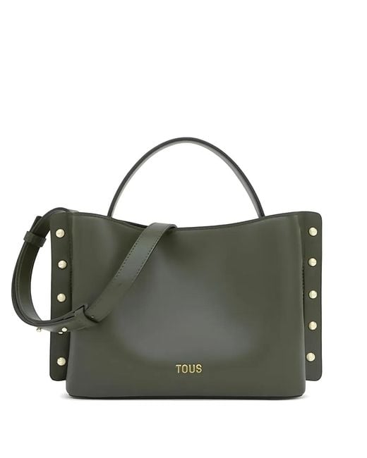Borsa A Tracolla Con Borchie di Tous in Green