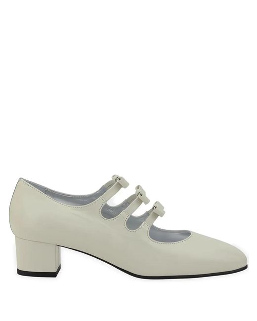 CAREL PARIS White 40Mm Kinette Pumps
