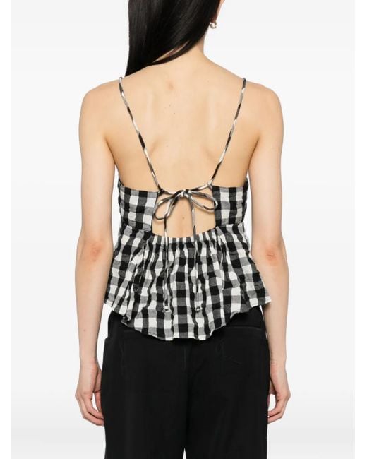 Free People Black Mia Blouse