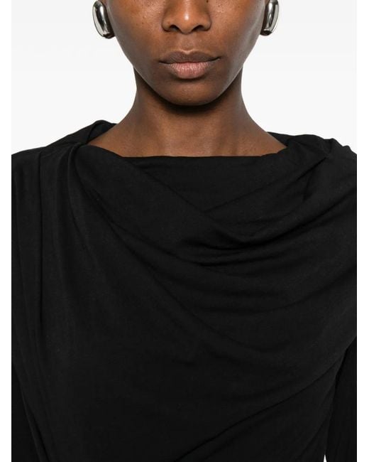 Entire studios Black Long-Sleeved T-Shirt