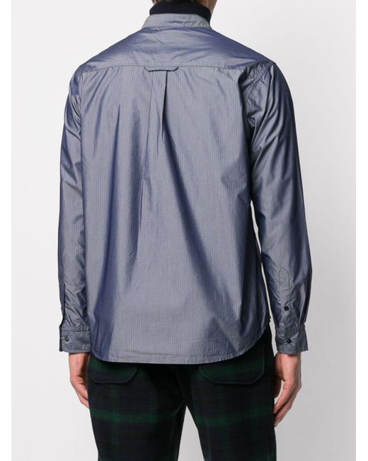 synthetic wool overshirt