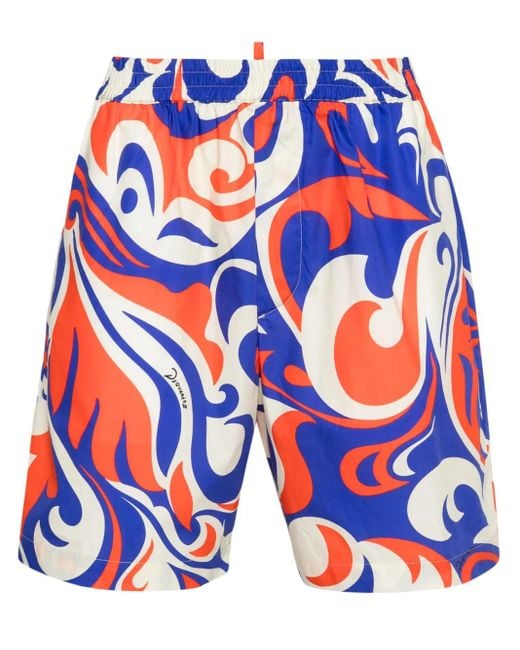 DSquared² White Bermuda Shorts for men