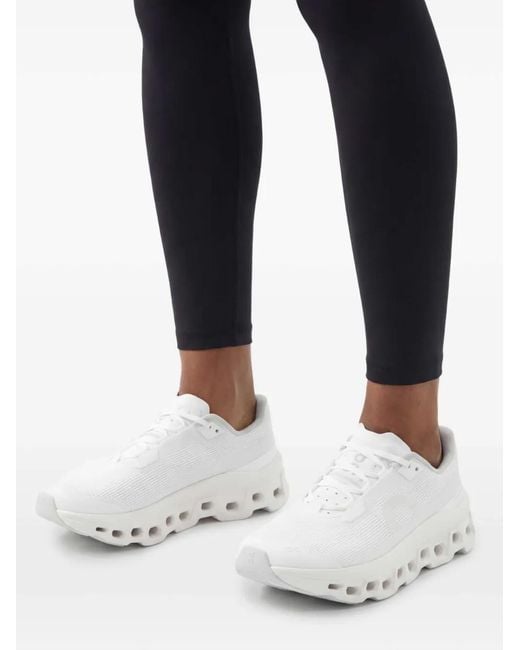 On Shoes White Cloudmster Void Sneakers