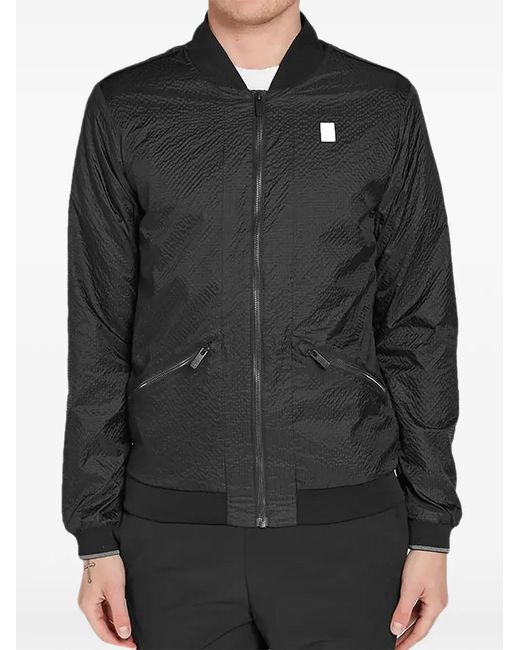 Nike Black Full-Zip Court Bomber Jacket for men