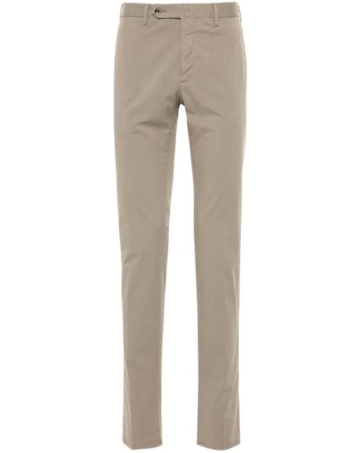 Pantalon chino slim à plis marqués PT Torino pour homme en coloris Natural