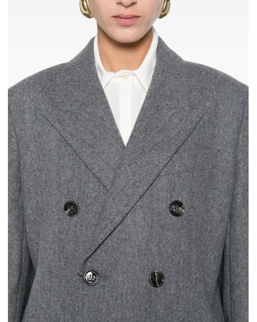 AMI Wollen Blazer in het Gray