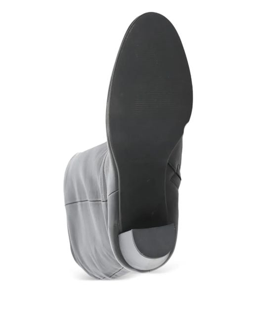 Bottines À Bout Rond Julie Dee en coloris Gray