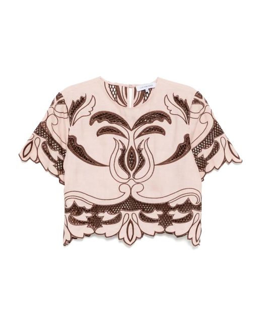 Lug Von Siga Pink Dakota Blouse