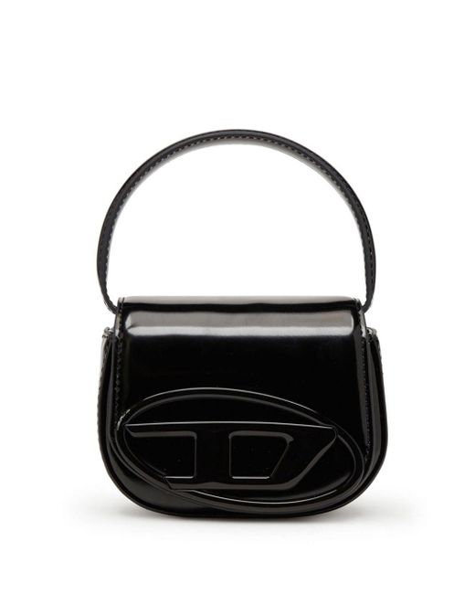 Mini sac à bandoulière verni 1DR-Xs-S DIESEL en coloris Black