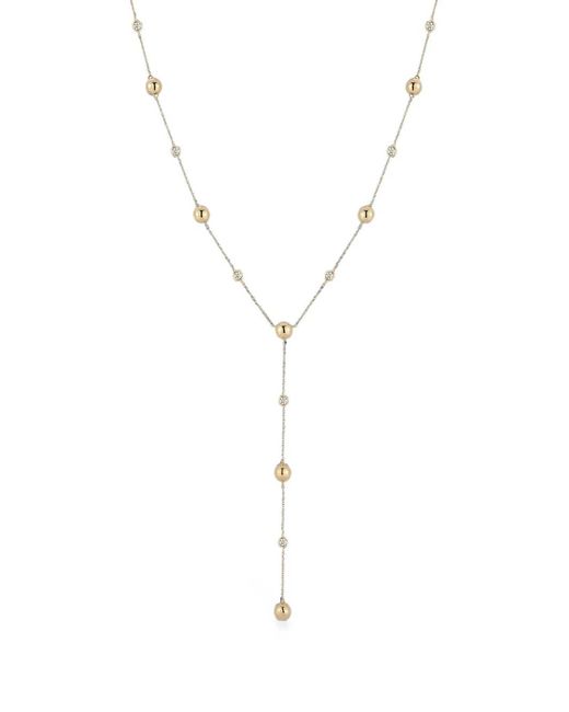 Dana Rebecca Metallic Sadie Pearl And Diamond Necklace