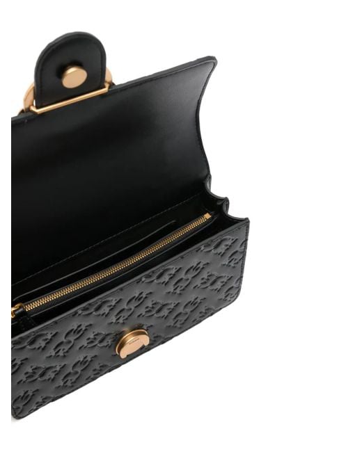 Pinko Black Mini Love-Birds One Cross Body Bag