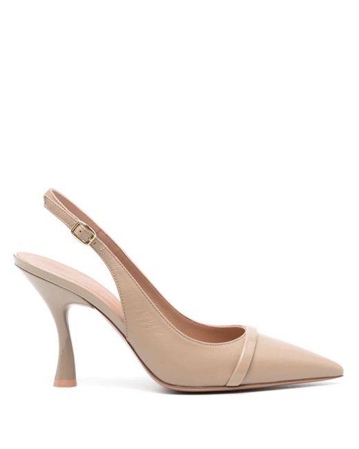 Malone Souliers White Jama 95mm Pointed-toe Pumps