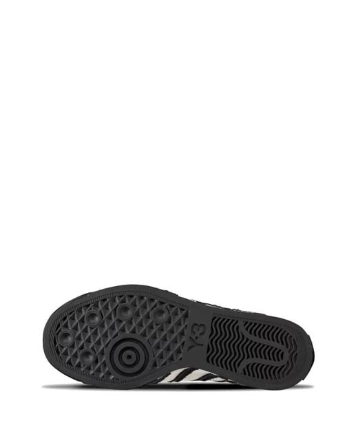 Y-3 Black Nizza Lo Lace-Up Sneakers
