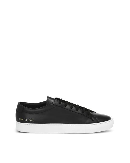 Common Projects メンズ ブラック Achilles レザースニーカーの通販は 