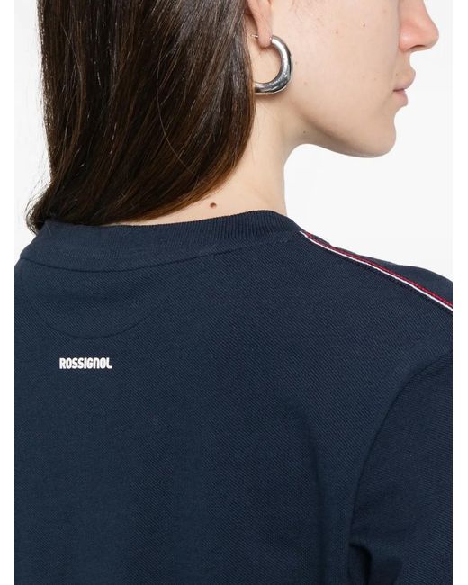 Rossignol Blue Crew-Neck T-Shirt