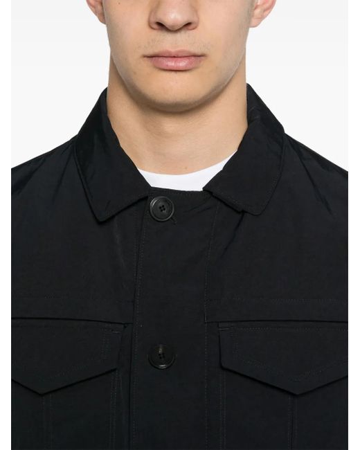 Peuterey Blue Logo Patch Jacket for men