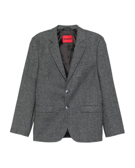 Blazer con botones HUGO de hombre de color Gray